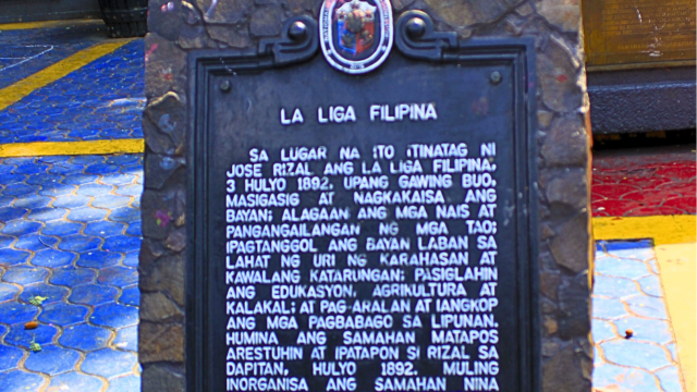 La Liga Filipina marker