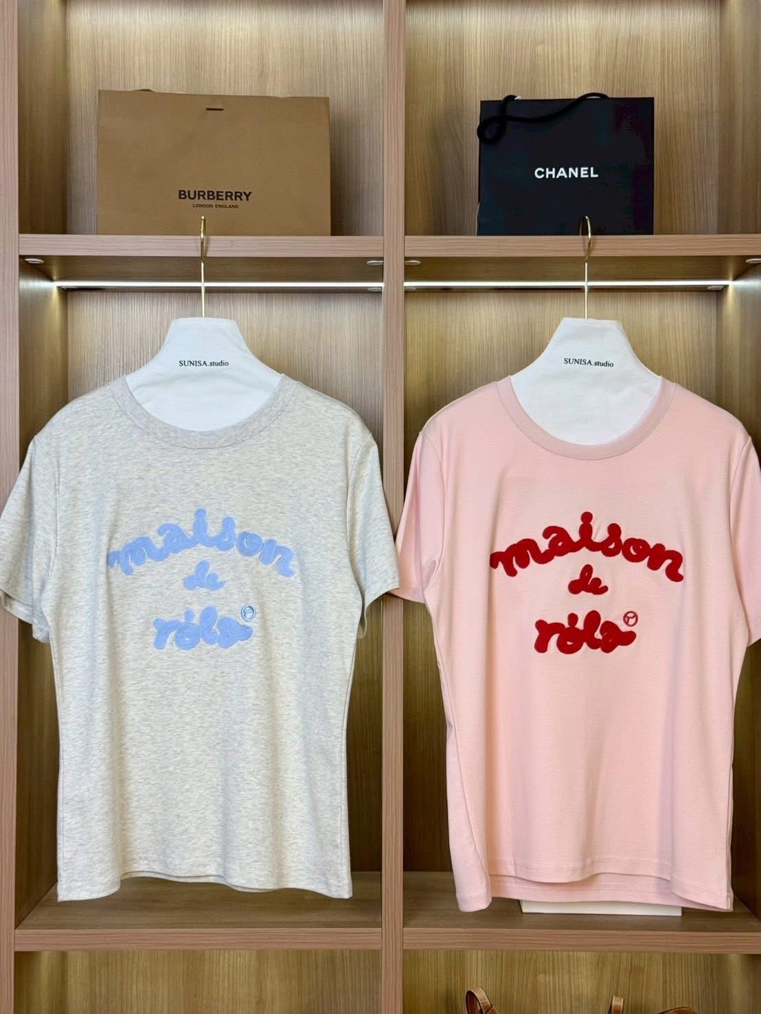 Maison de Rola Embroidered T-Shirt – Soft Cotton Casual Tee for Women From Thailand - Image 2