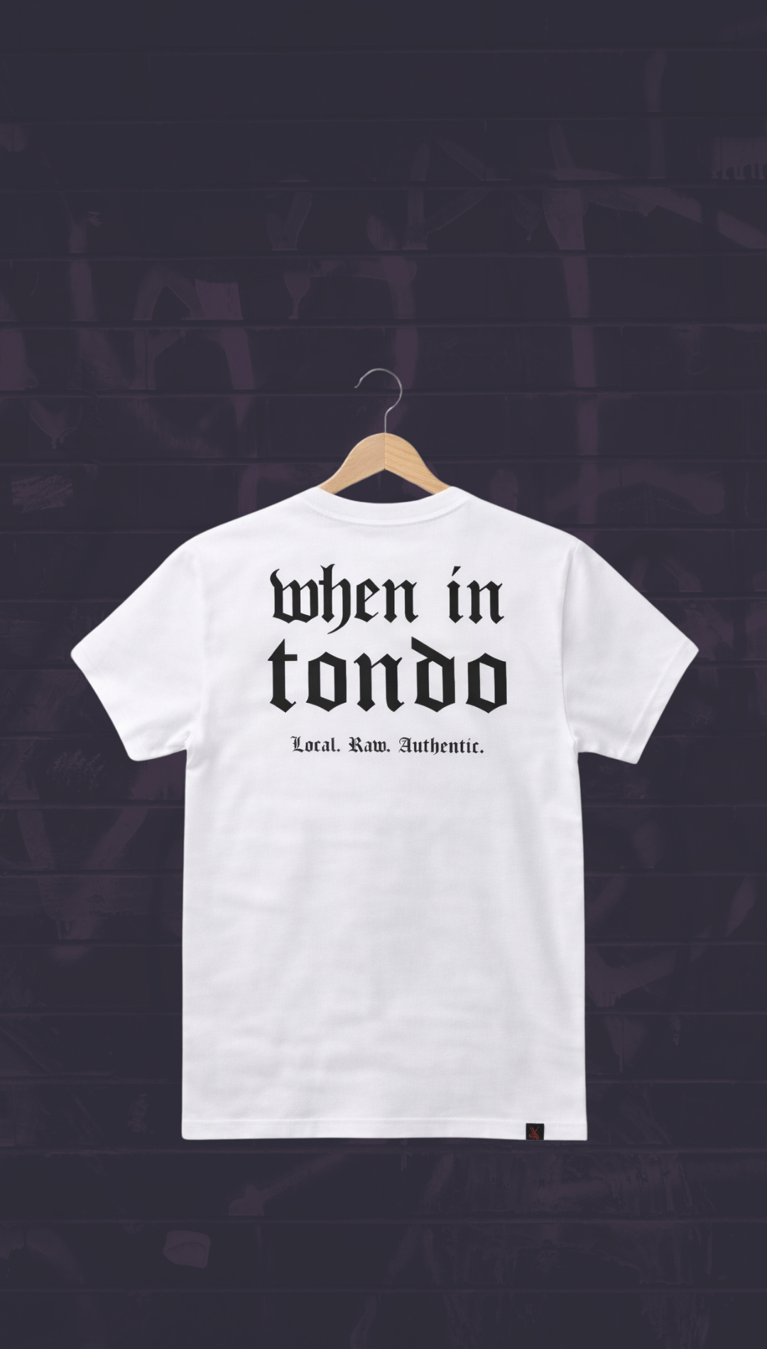 When In Tondo Shirt – Local Raw Authentic Streetwear | Premium Cotton Tee Philippines 2026 - Image 3