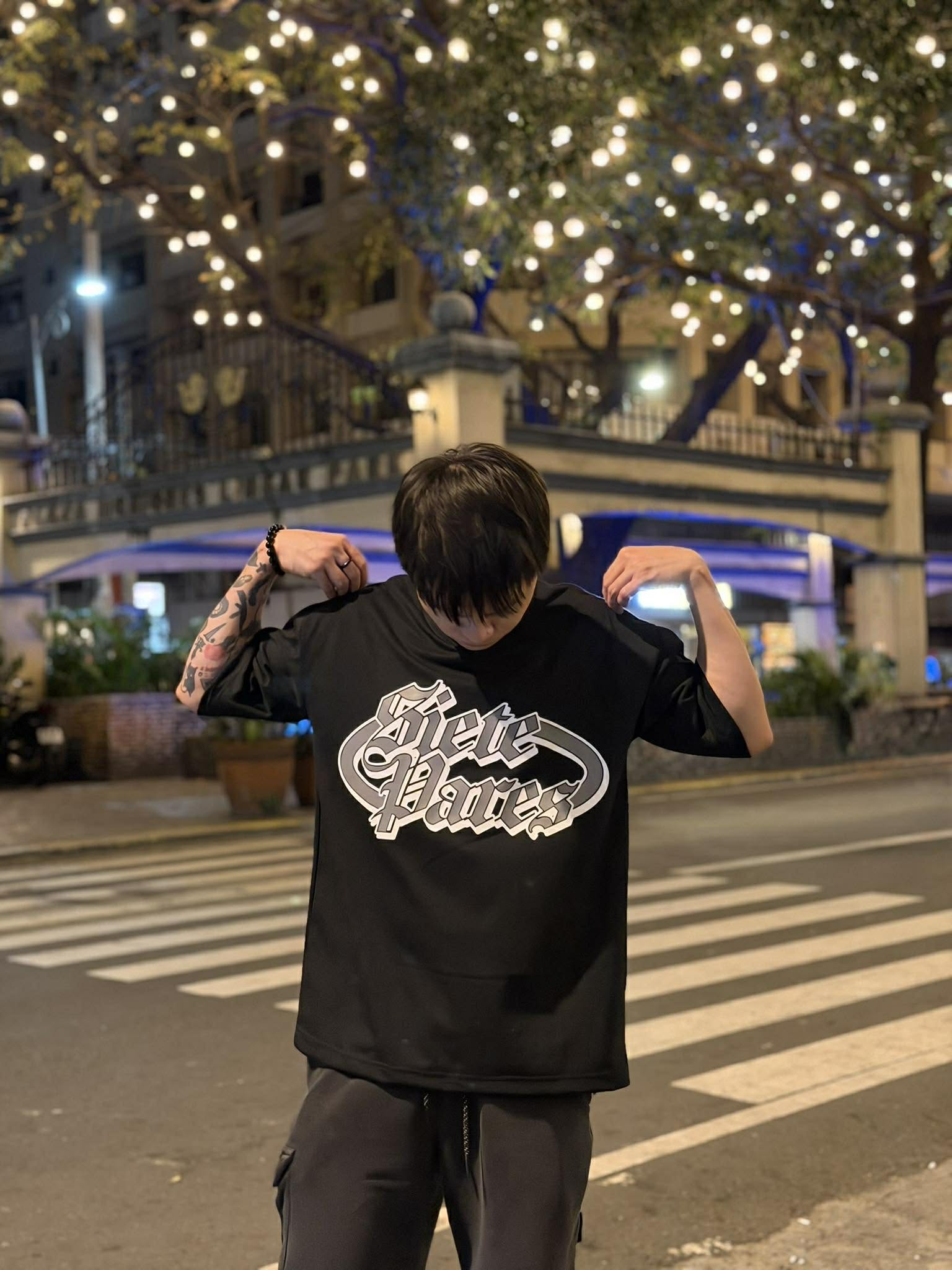 Siete Pares Lakbayaw Shirt 2026 (Black) | Official 7 Pares Streetwear Endorsed by Adrian Nocum & Rhic Maniego - Image 4