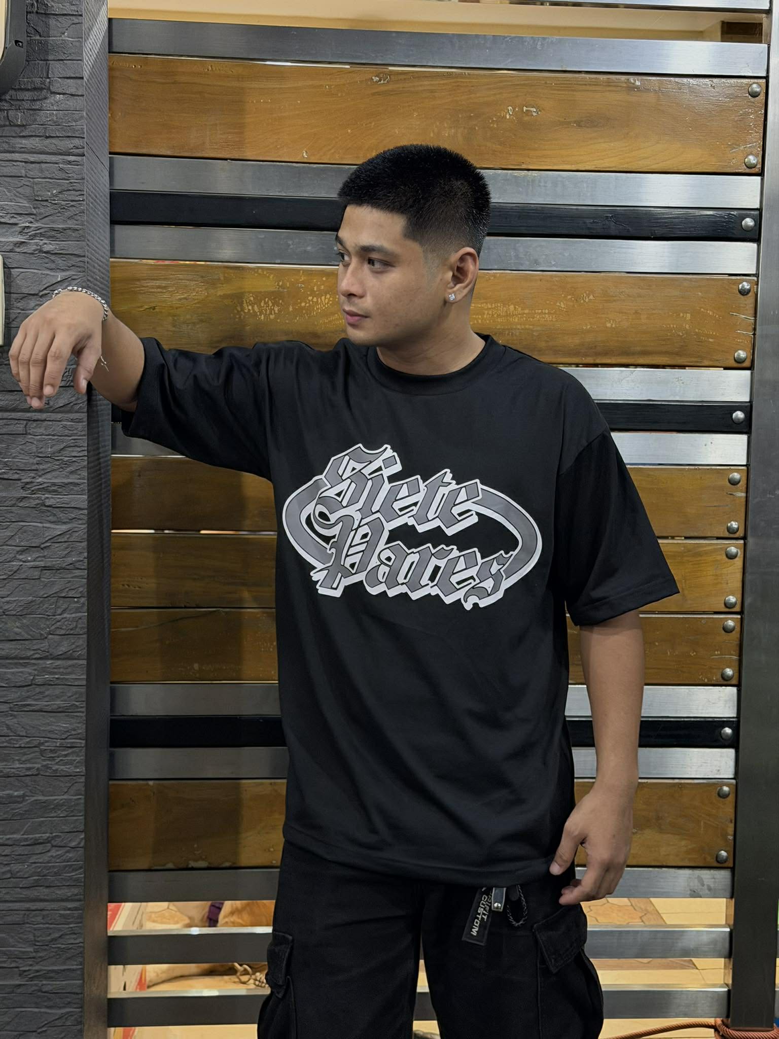 Siete Pares Lakbayaw Shirt 2026 (Black) | Official 7 Pares Streetwear Endorsed by Adrian Nocum & Rhic Maniego - Image 2