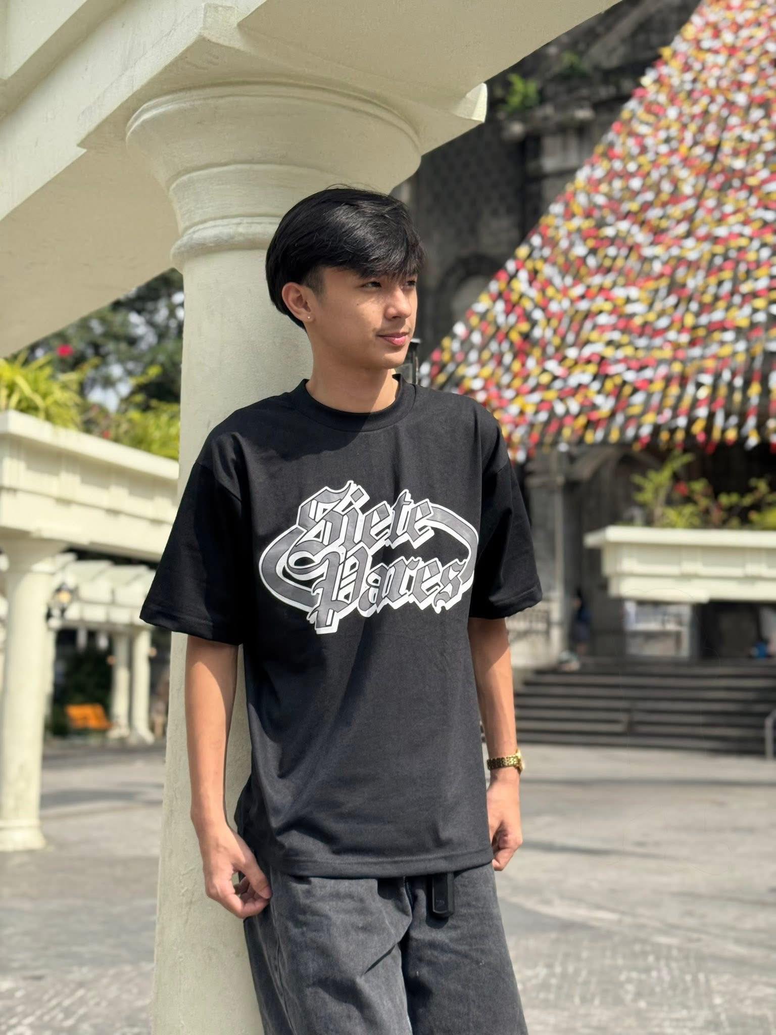 Siete Pares Lakbayaw Shirt 2026 (Black) | Official 7 Pares Streetwear Endorsed by Adrian Nocum & Rhic Maniego - Image 7