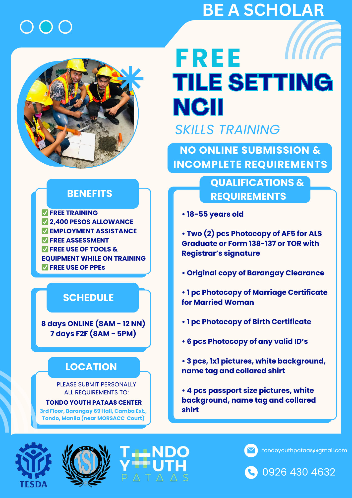 TESDA Scholarship Program