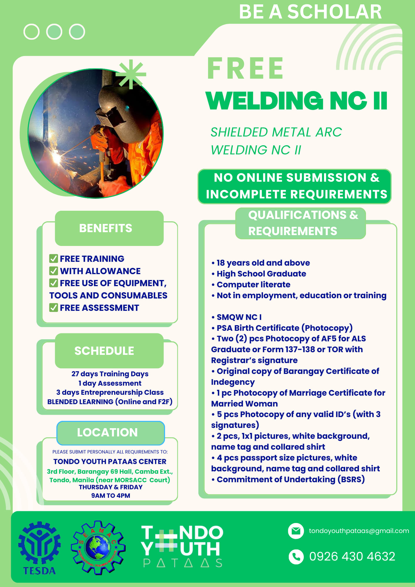 TESDA Scholarship Program