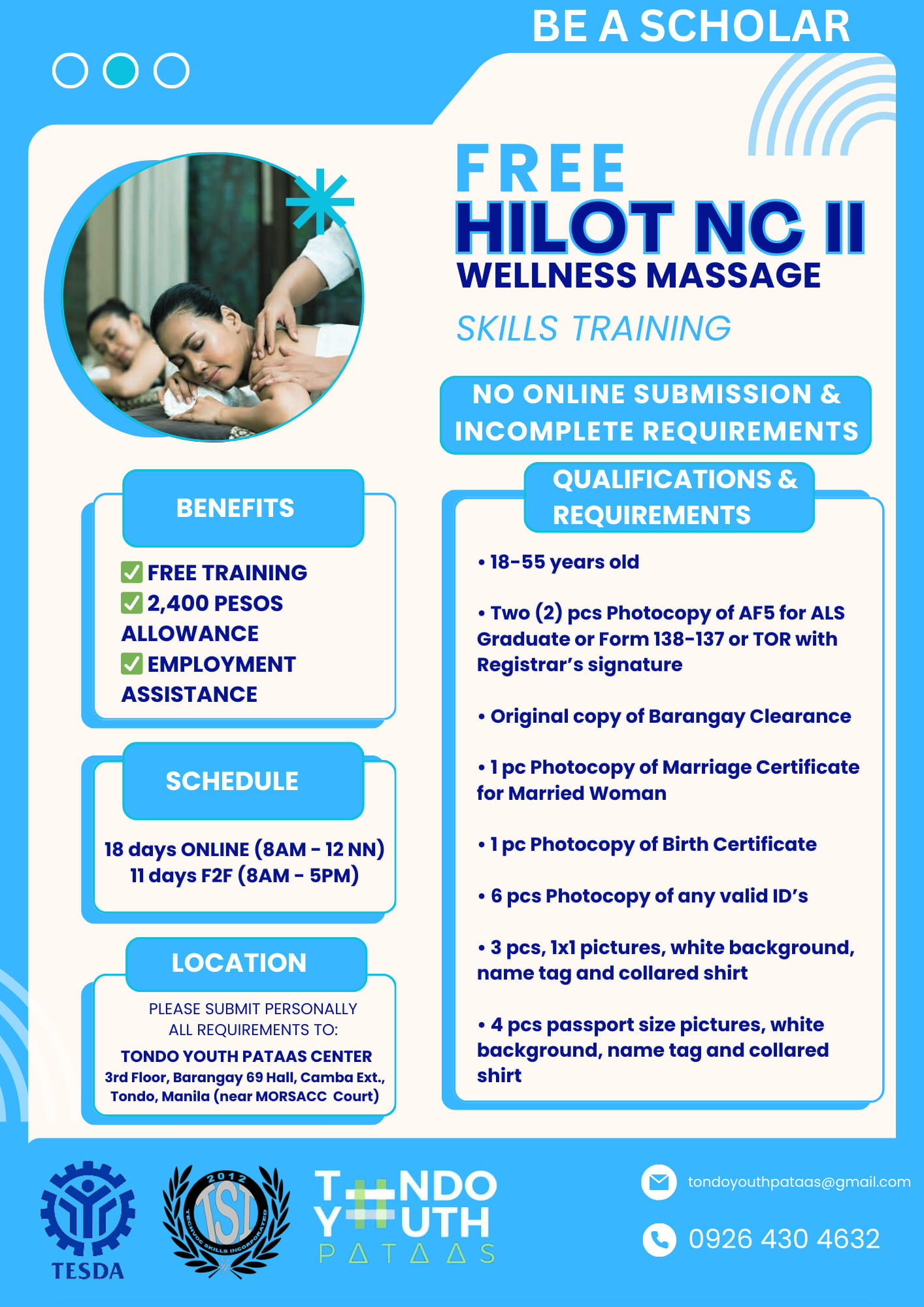 TESDA Scholarship Program