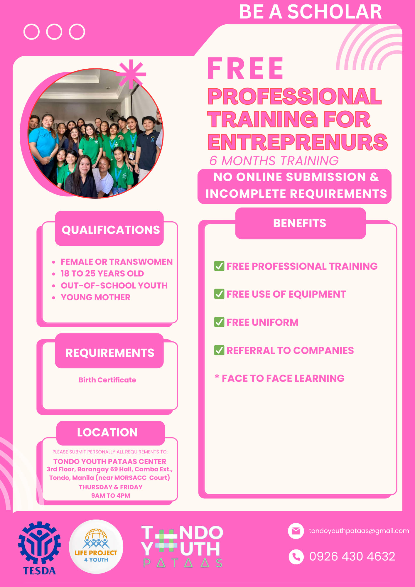 TESDA Scholarship Program