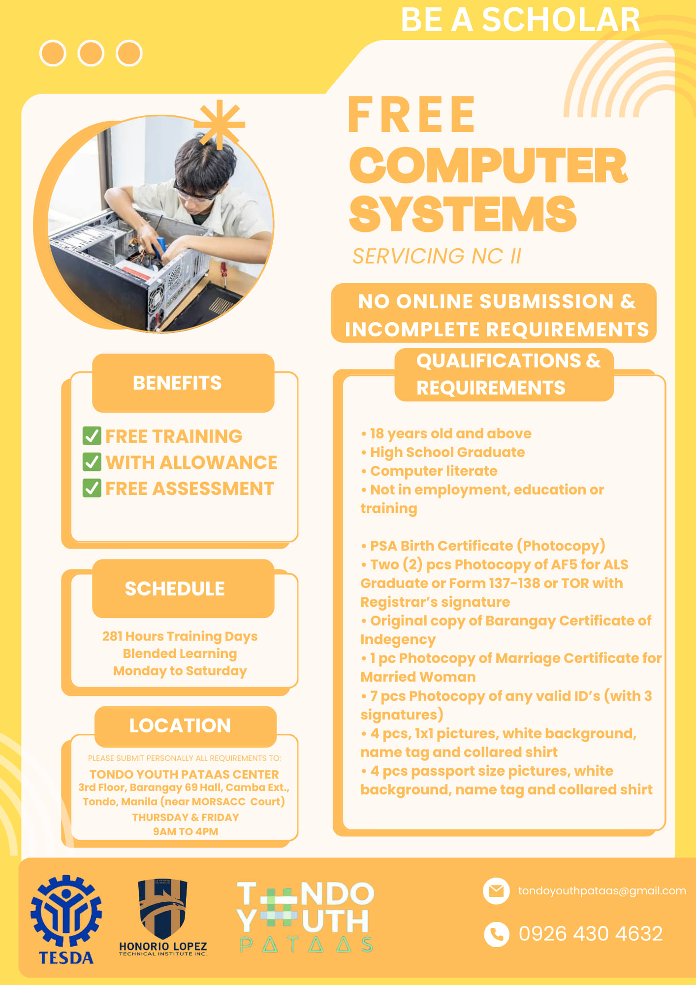 TESDA Scholarship Program