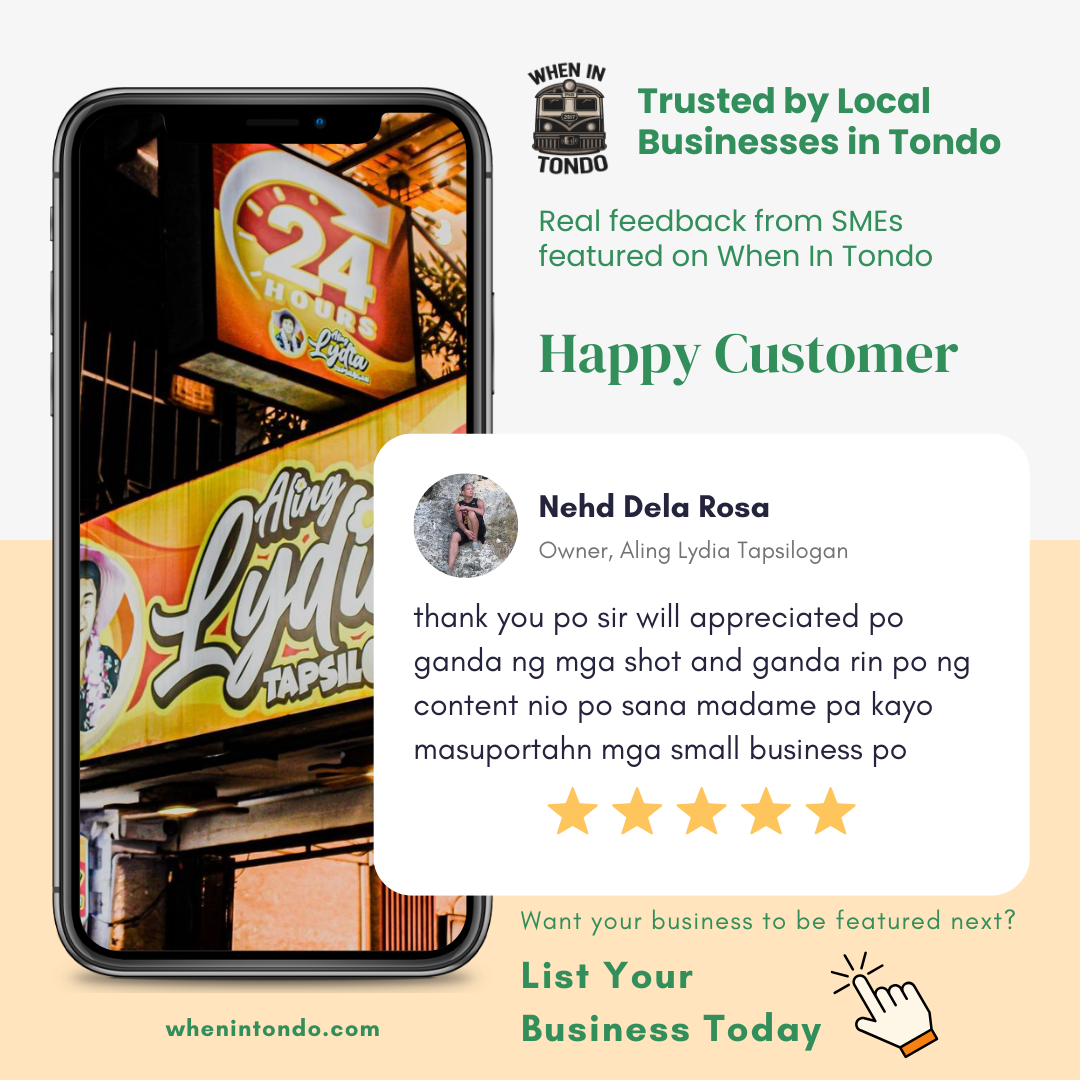 When In Tondo Client Testimonial